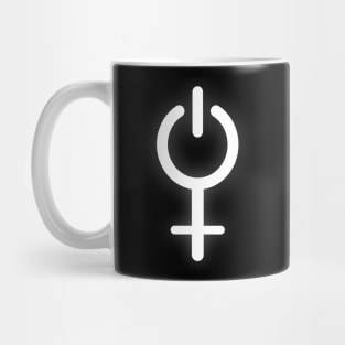 Girl Power Electronic Symbol Mug